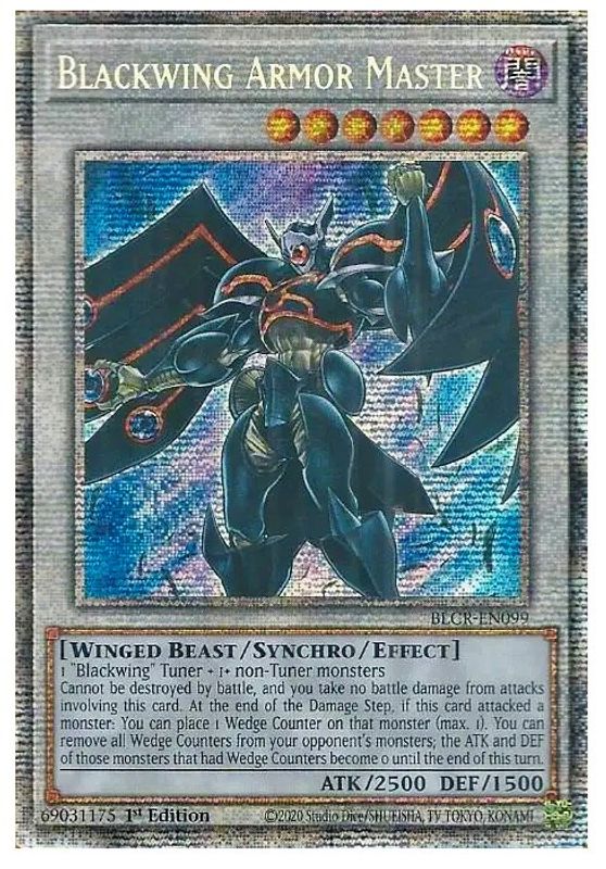 Blackwing Armor Master (Starlight Rare) - BLCR-EN099 - Starlight Rare