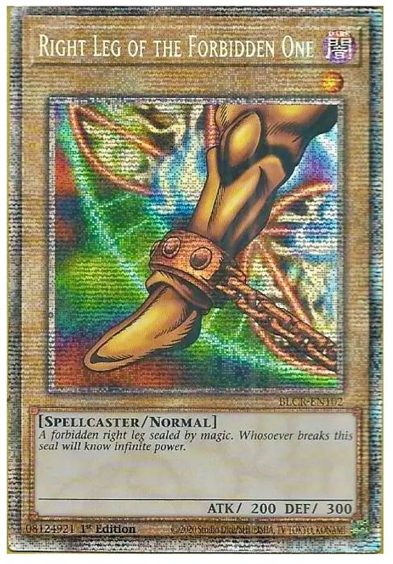 Right Leg of the Forbidden One (Starlight Rare) - BLCR-EN102 - Starlight Rare