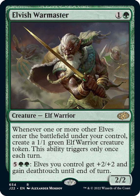 Elvish Warmaster - 654 - Rare