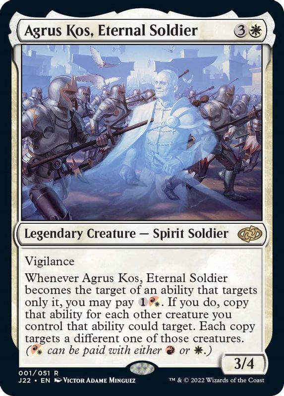 Agrus Kos, Eternal Soldier - 1 - Rare