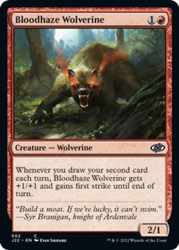 Bloodhaze Wolverine - 502 - Common