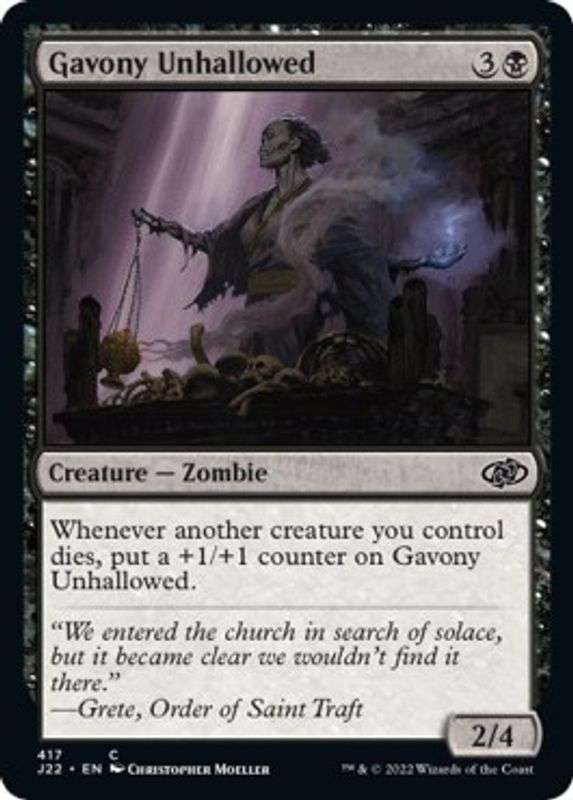 Gavony Unhallowed - 417 - Common