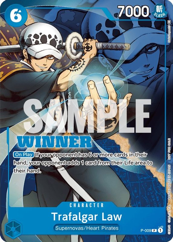 Trafalgar Law - P-009 (Winner Pack Vol. 1) - P-009 - Promo