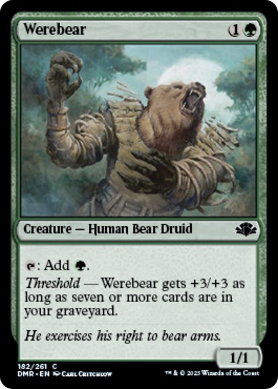 Werebear - 182 - Common