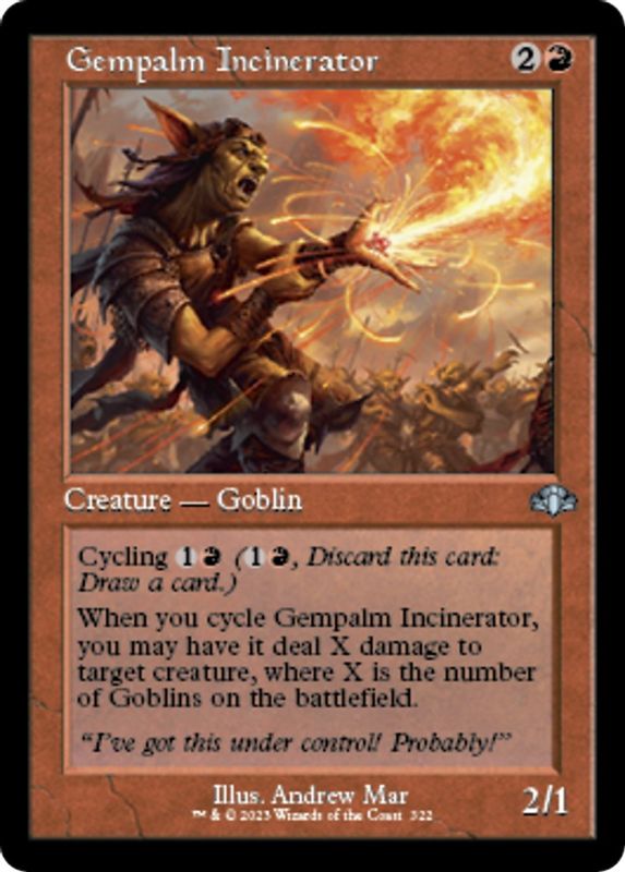 Gempalm Incinerator (Retro Frame) - 322 - Uncommon