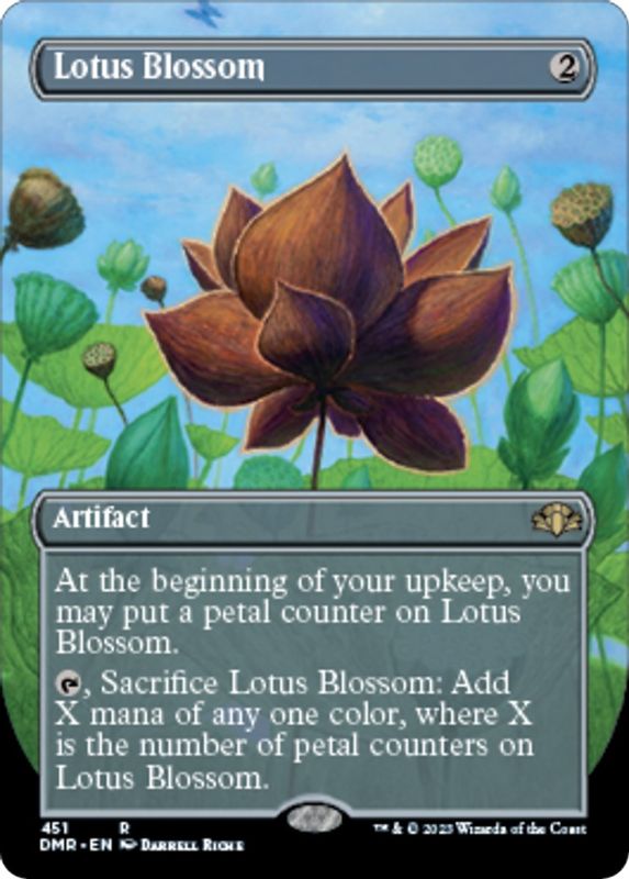 Lotus Blossom (Borderless) - 451 - Rare