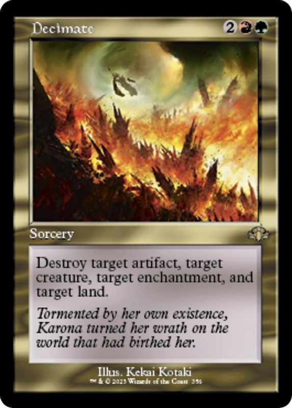 Decimate (Retro Frame) - 356 - Rare