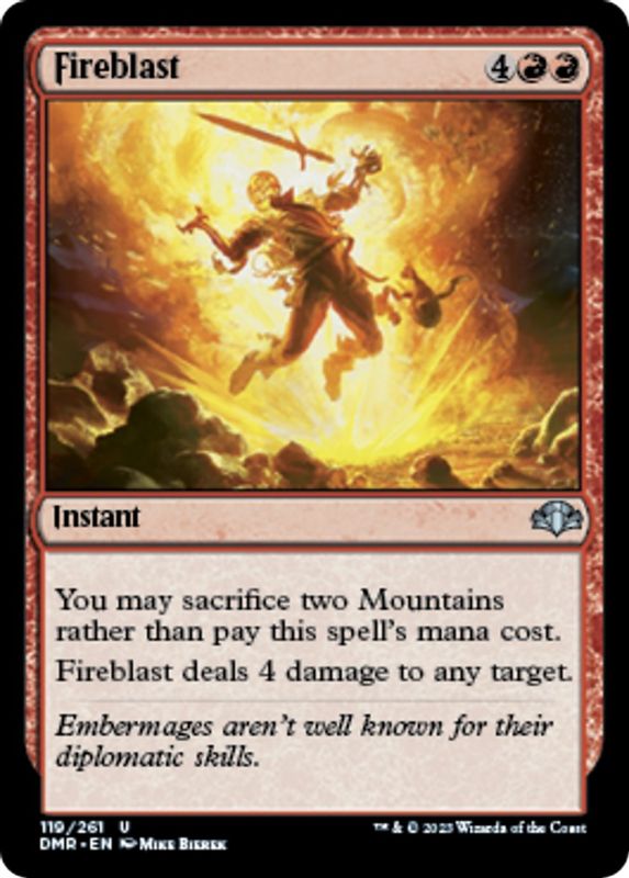 Fireblast - 119 - Uncommon