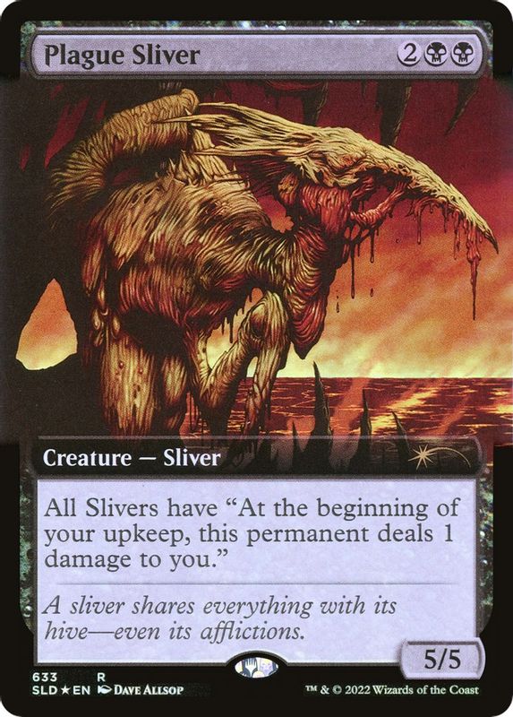 Plague Sliver (Extended Art) - 633 - Rare