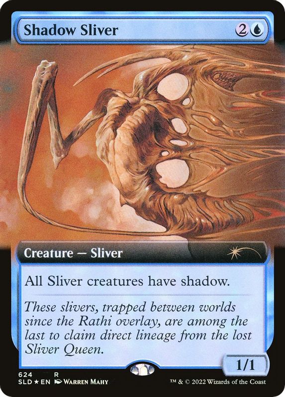 Shadow Sliver (Extended Art) - 624 - Rare