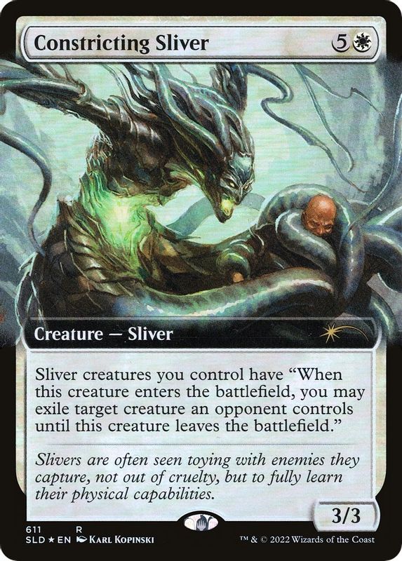 Constricting Sliver (Extended Art) - 611 - Rare