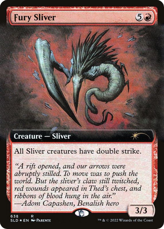 Fury Sliver (Extended Art) - 638 - Rare