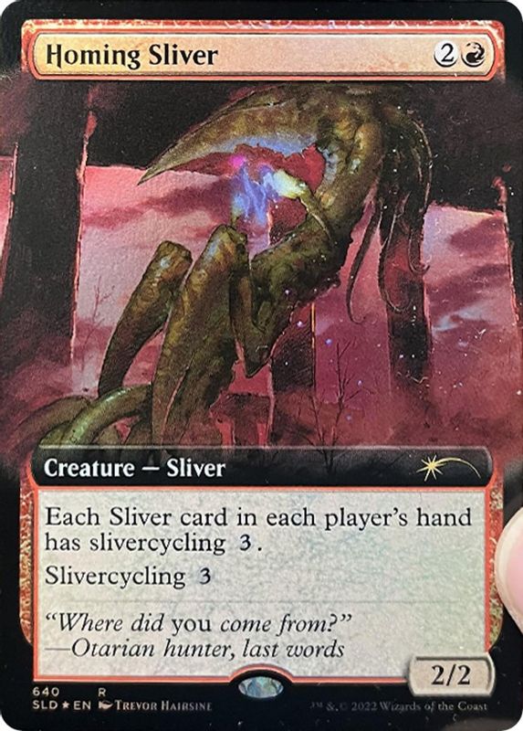 Homing Sliver (Extended Art) - 640 - Rare