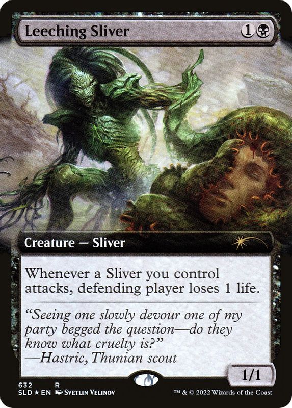 Leeching Sliver (Extended Art) - 632 - Rare