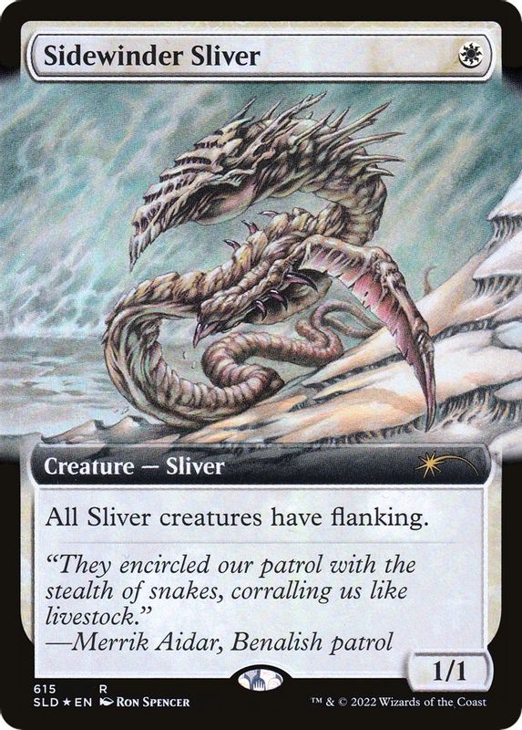 Sidewinder Sliver (Extended Art) - 615 - Rare