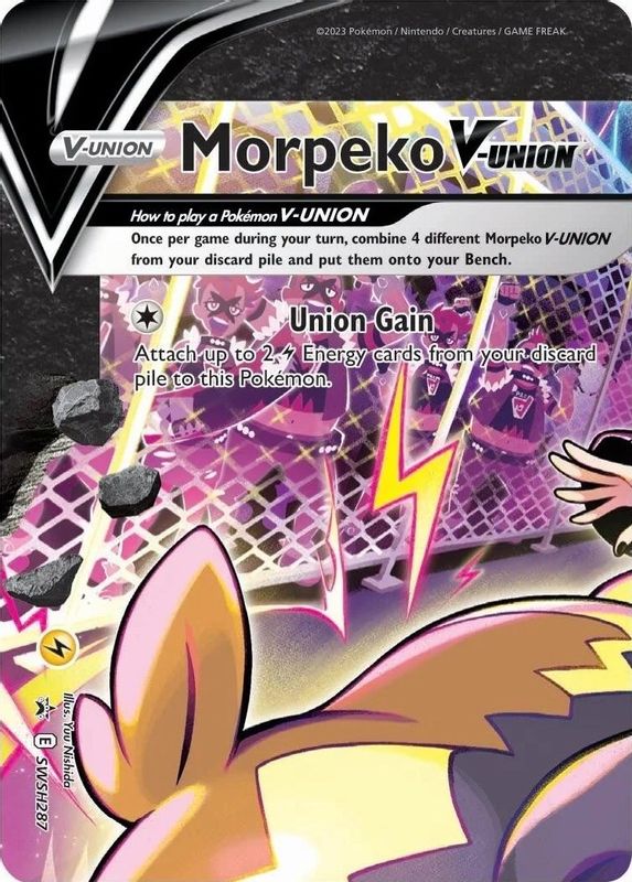 Morpeko V-Union - SWSH287 - SWSH287 - Promo