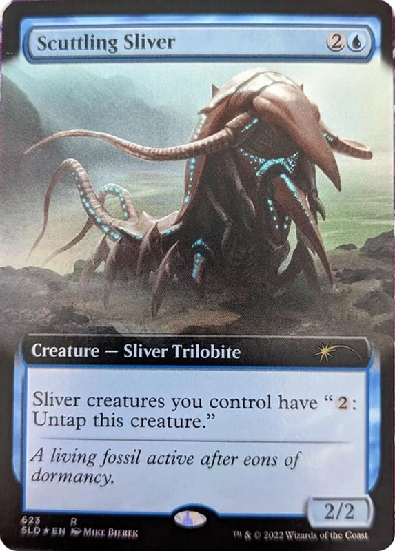 Scuttling Sliver (Extended Art) - 623 - Rare