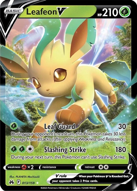 Leafeon V - 013/159 - Ultra Rare