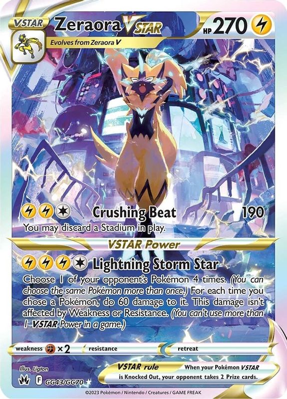 Zeraora VSTAR - GG43/GG70 - Ultra Rare