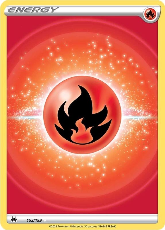 Fire Energy (Texture Full Art) - 153/159 - Ultra Rare