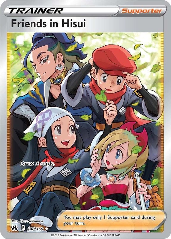 Friends in Hisui (Full Art) - 148/159 - Ultra Rare