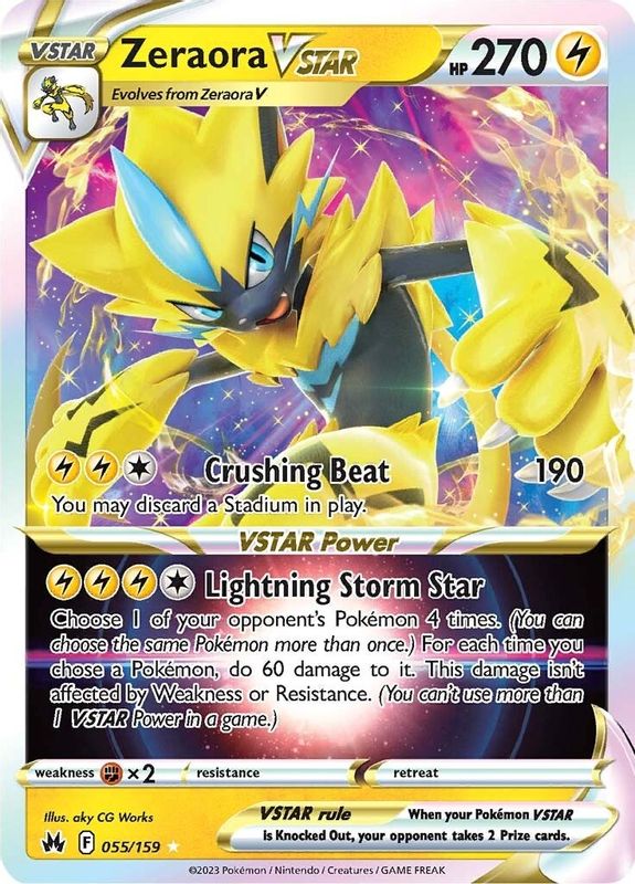 Zeraora VSTAR - 055/159 - Ultra Rare