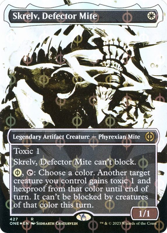 Skrelv, Defector Mite (Showcase) (Step-and-Compleat Foil) - 427 - Rare