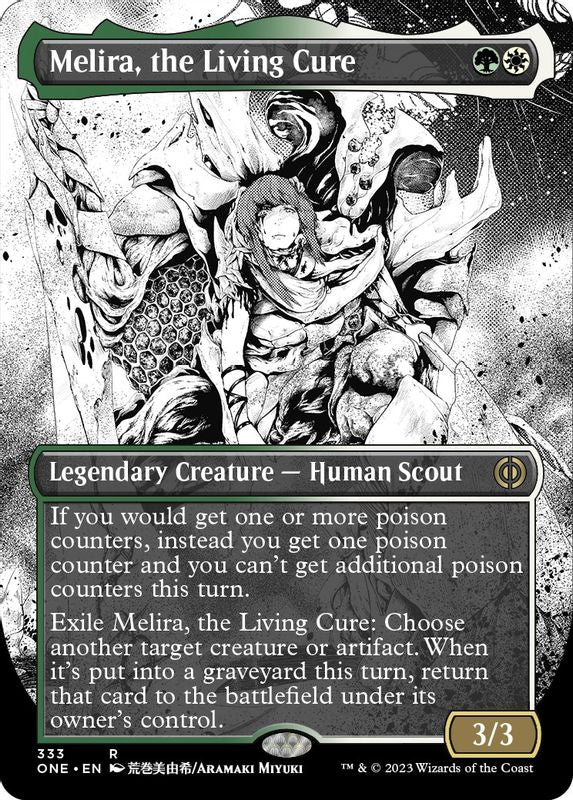 Melira, the Living Cure (Borderless) - 333 - Rare