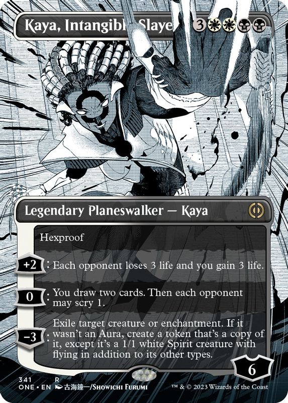 Kaya, Intangible Slayer (Borderless) - 341 - Mythic