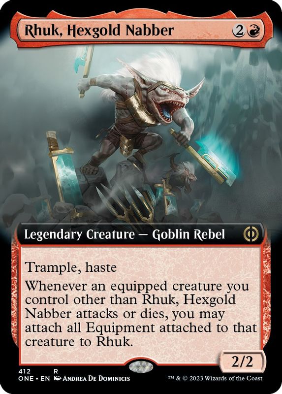 Rhuk, Hexgold Nabber (Extended Art) - 412 - Rare