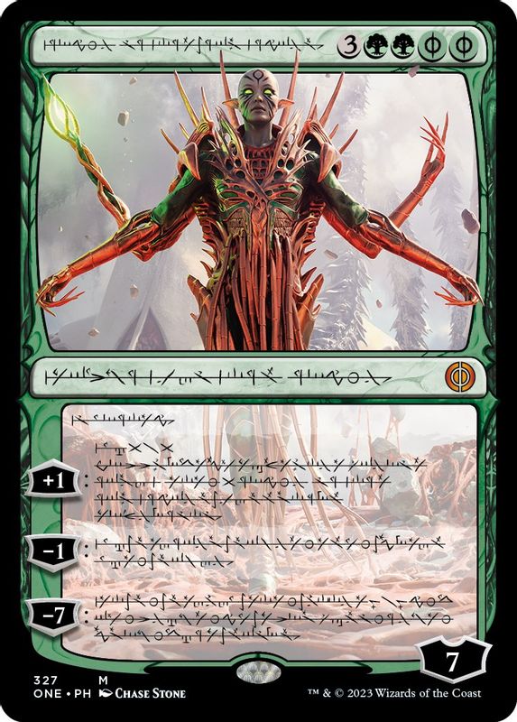 Nissa, Ascended Animist (Phyrexian) - 327 - Mythic