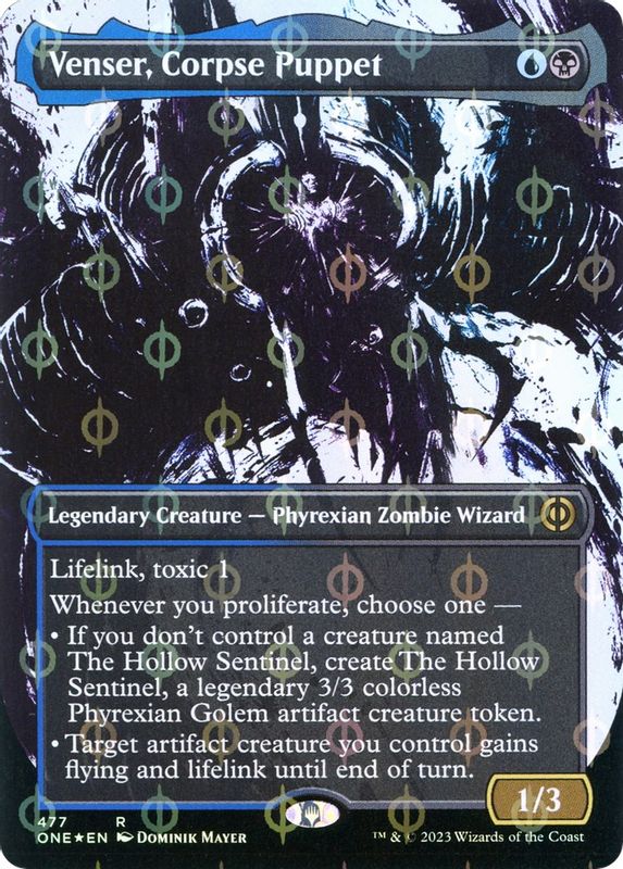 Venser, Corpse Puppet (Showcase) (Step-and-Compleat Foil) - 477 - Rare