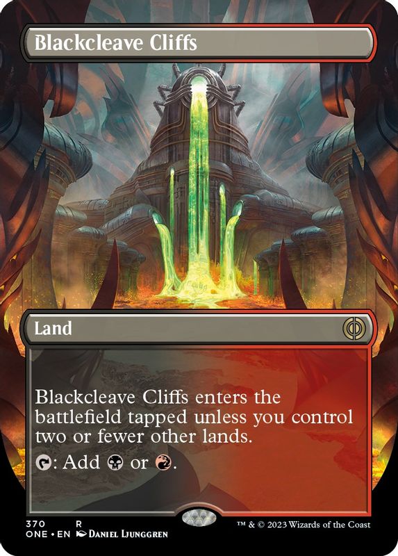 Blackcleave Cliffs (Borderless) - 370 - Rare