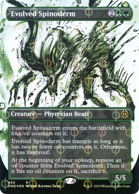 Evolved Spinoderm (Showcase) (Step-and-Compleat Foil) - 452 - Rare