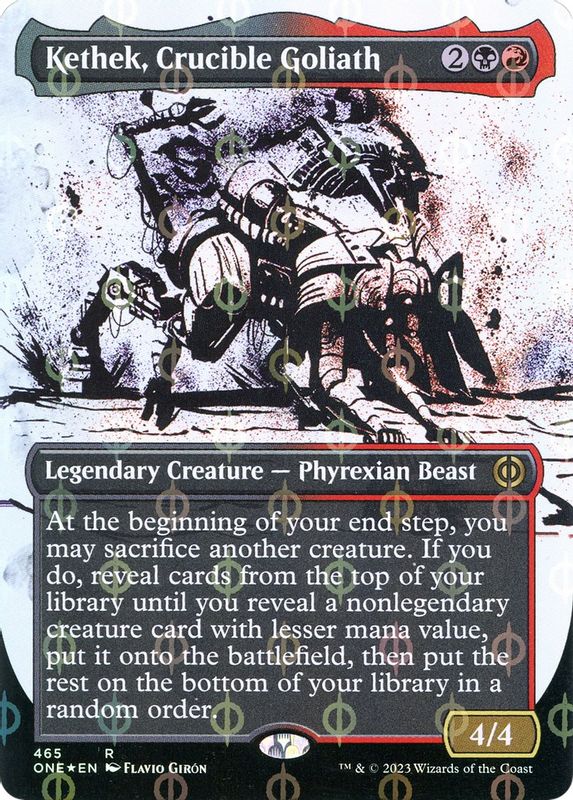 Kethek, Crucible Goliath (Showcase) (Step-and-Compleat Foil) - 465 - Rare