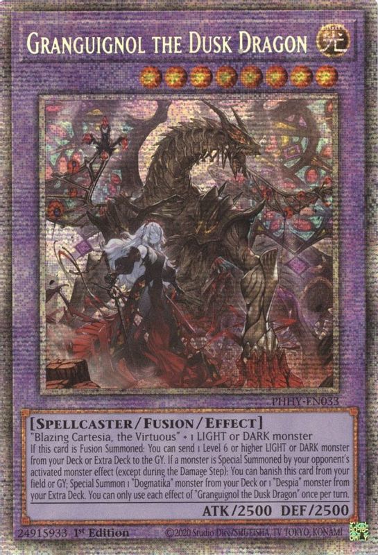 Granguignol the Dusk Dragon (Starlight Rare) - PHHY-EN033 - Starlight Rare