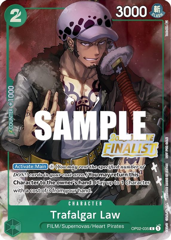 Trafalgar Law (Offline Regional 2023) [Finalist] - OP02-035 - Promo