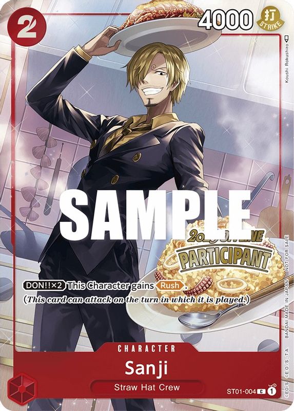 Sanji (Offline Regional 2023) [Participant] - ST01-004 - Promo