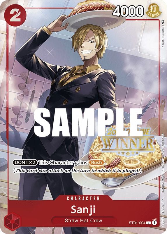 Sanji (Offline Regional 2023) [Winner] - ST01-004 - Promo