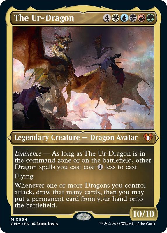 The Ur-Dragon (Foil Etched) - 594 - Mythic