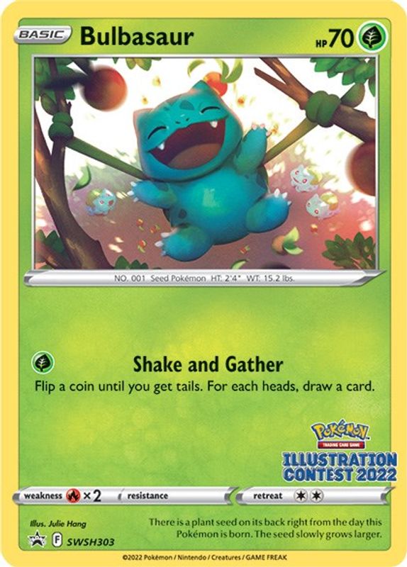 Bulbasaur (Illustration Contest 2022) - SWSH303 - Promo