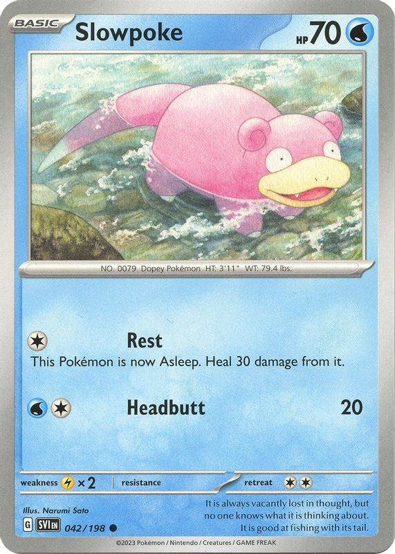 Slowpoke - 042/198 - 042/198 - Common