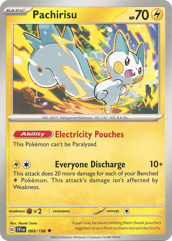 Pachirisu - 068/198 - 068/198 - Uncommon