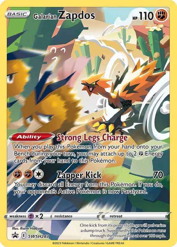 Galarian Zapdos - SWSH283 - SWSH283 - Promo