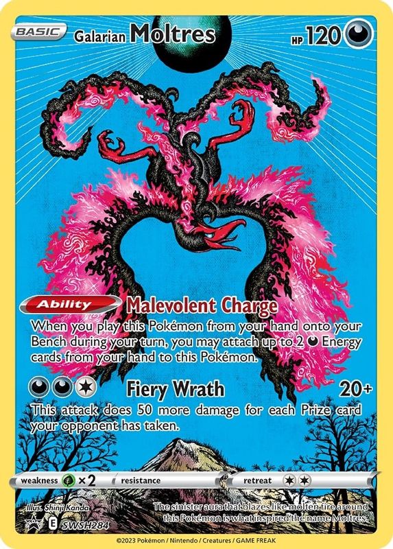 Galarian Moltres - SWSH284 - SWSH284 - Promo