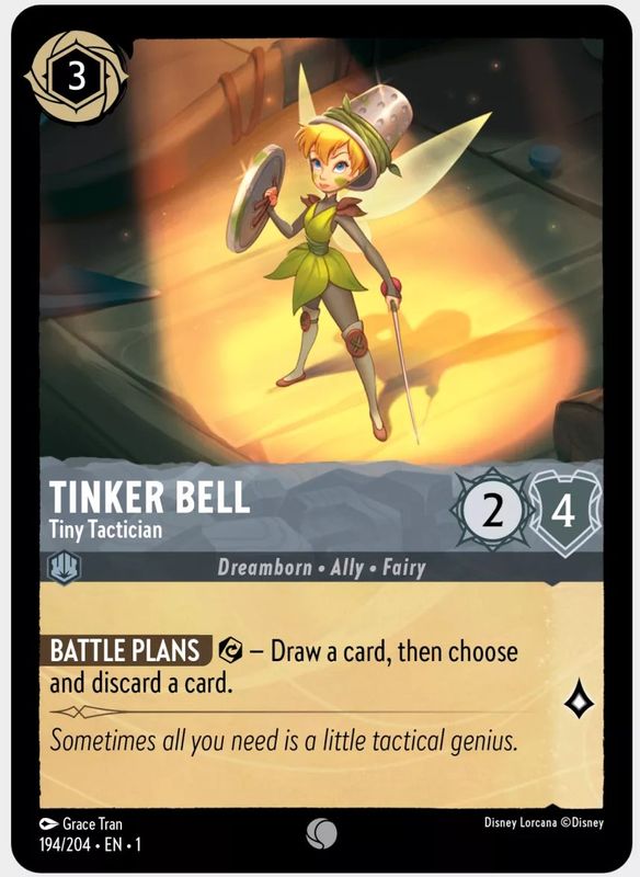 Tinker Bell - Tiny Tactician - 194/204 - Common