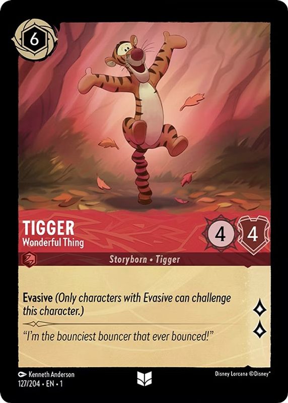 Tigger - 127/204 - Uncommon