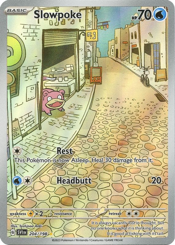 Slowpoke - 204/198 - 204/198 - Illustration Rare