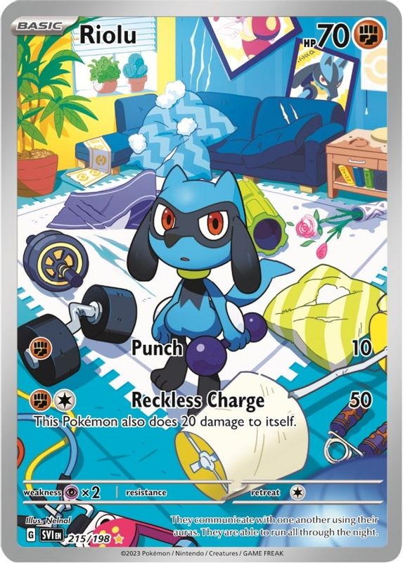 Riolu - 215/198 - 215/198 - Illustration Rare