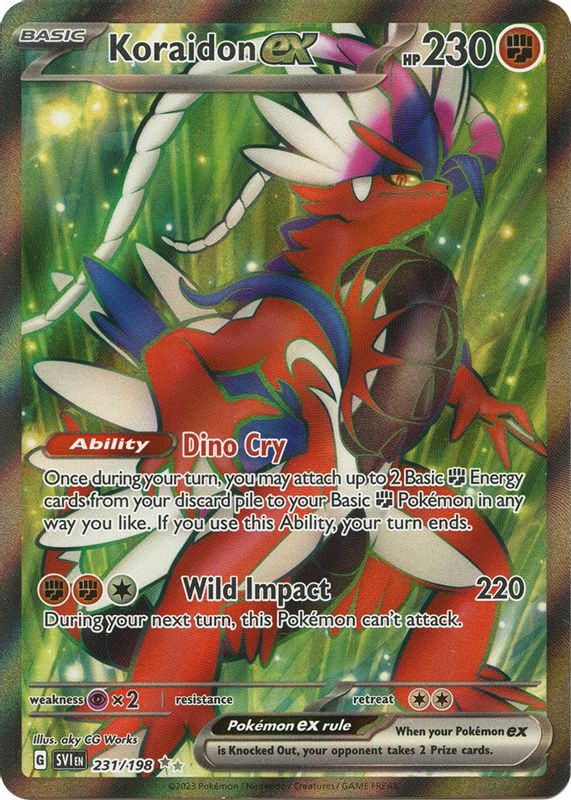 Koraidon ex - 231/198 - 231/198 - Ultra Rare